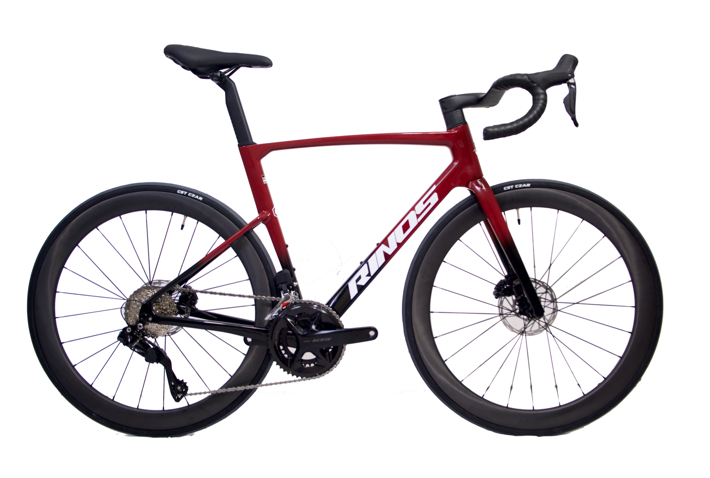 RINOS Bici da Corsa in Carbonio Odin 6.1 Shimano 105 Di2, 24 velocità