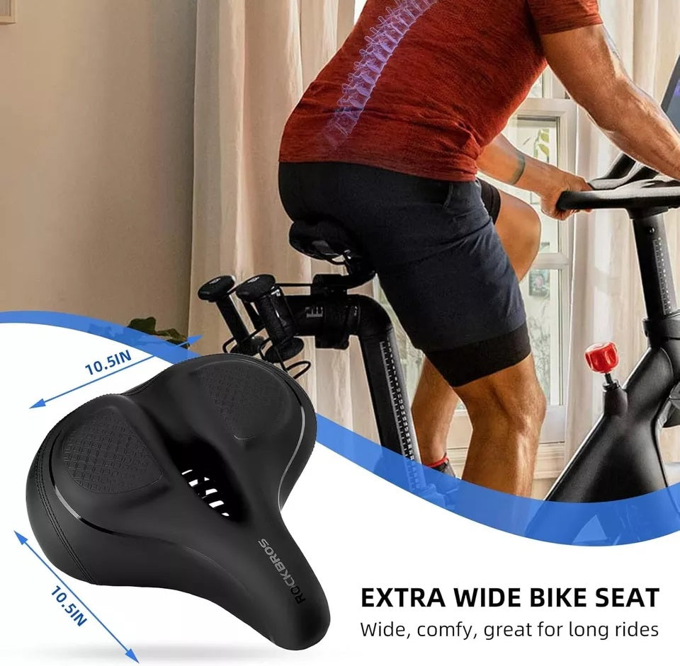 Sella per bicicletta larga ROCKBROS per cyclette/bicicletta Peloton