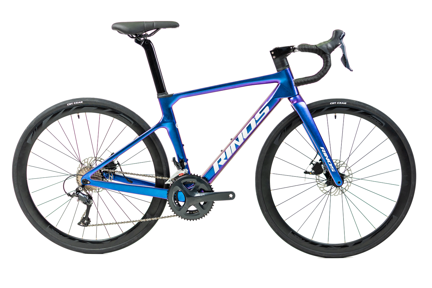 RINOS Bicicletta da strada in carbonio 700C Shimano SORA R3000 18 velocità Odin1.0