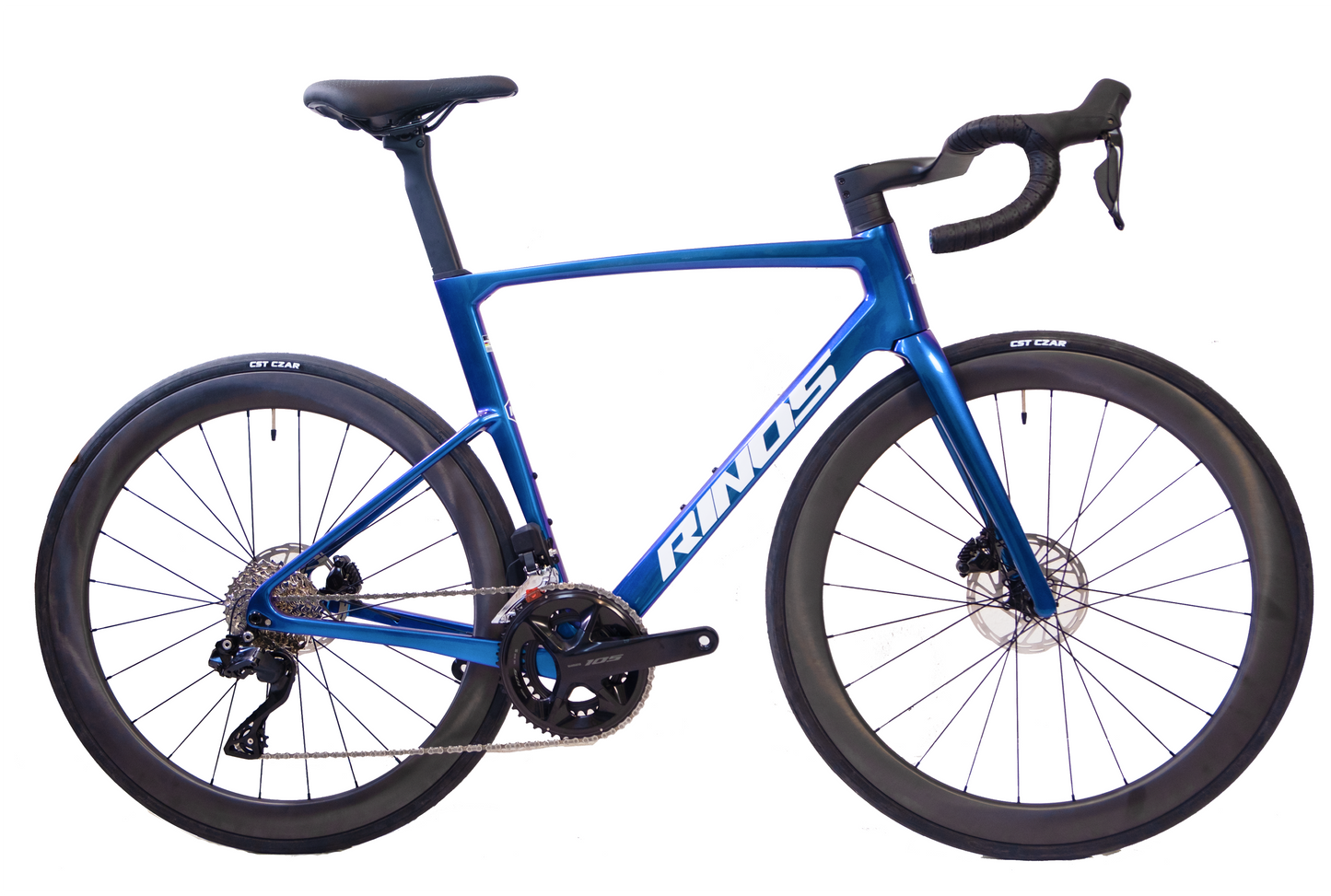 RINOS Bici da Corsa in Carbonio Odin 6.1 Shimano 105 Di2, 24 velocità