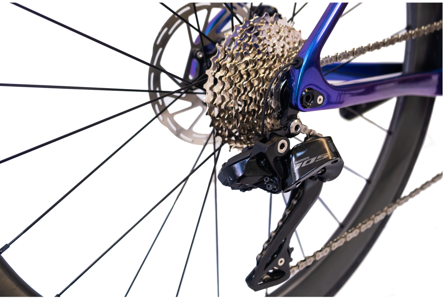 RINOS Bici da Corsa in Carbonio Odin 6.1 Shimano 105 Di2, 24 velocità