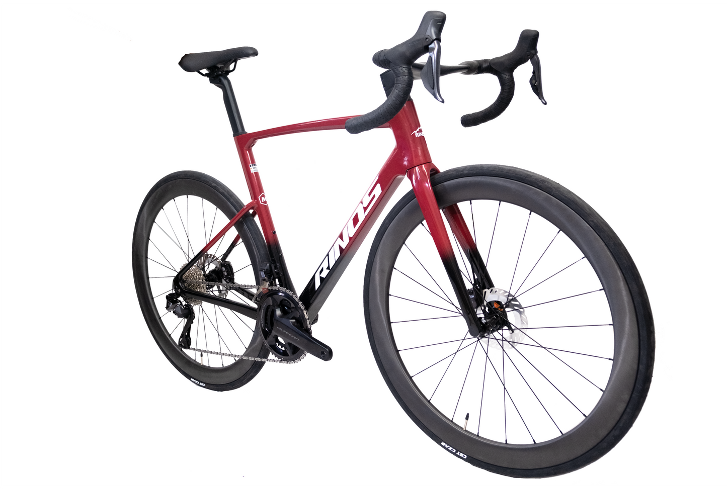 RINOS bicicletta da strada in carbonio Odin7.1 Shimano Ultegra Di2 con ruote in carbonio – 24 rapporti