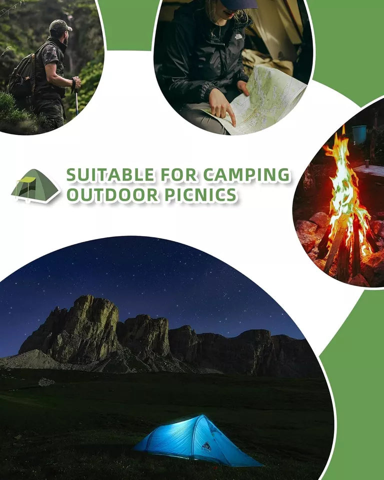 Tenda da campeggio Qunature per 2 persone Tenda zaino Tenda impermeabile con struttura a X