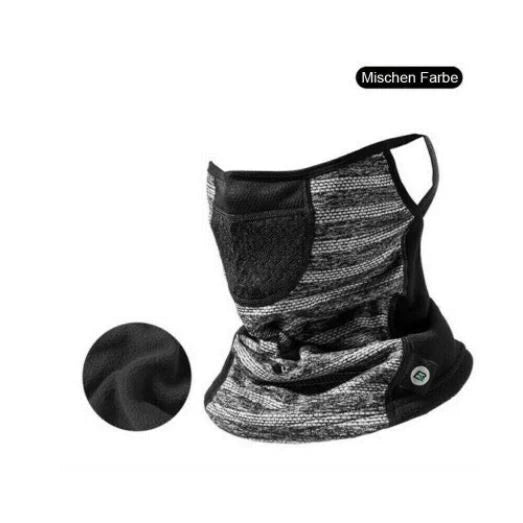 ROCKBROS Maschera passamontagna da bicicletta Copricapo protettivo bocca appeso orecchio traspirante