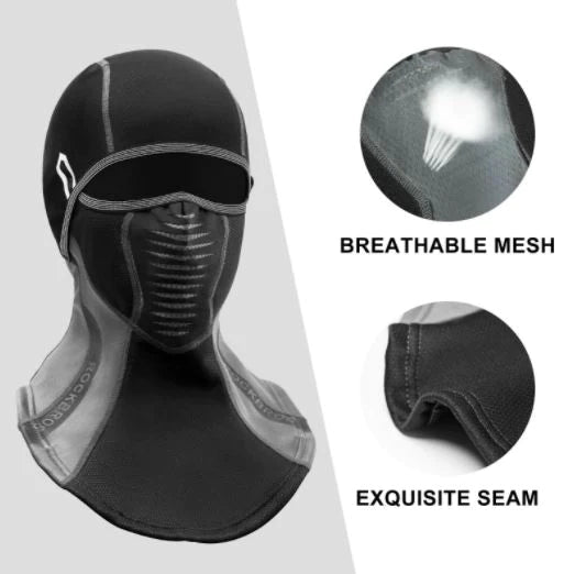 ROCKBROS Passamontagna invernale Maschera da sci Passamontagna da bicicletta Passamontagna da moto