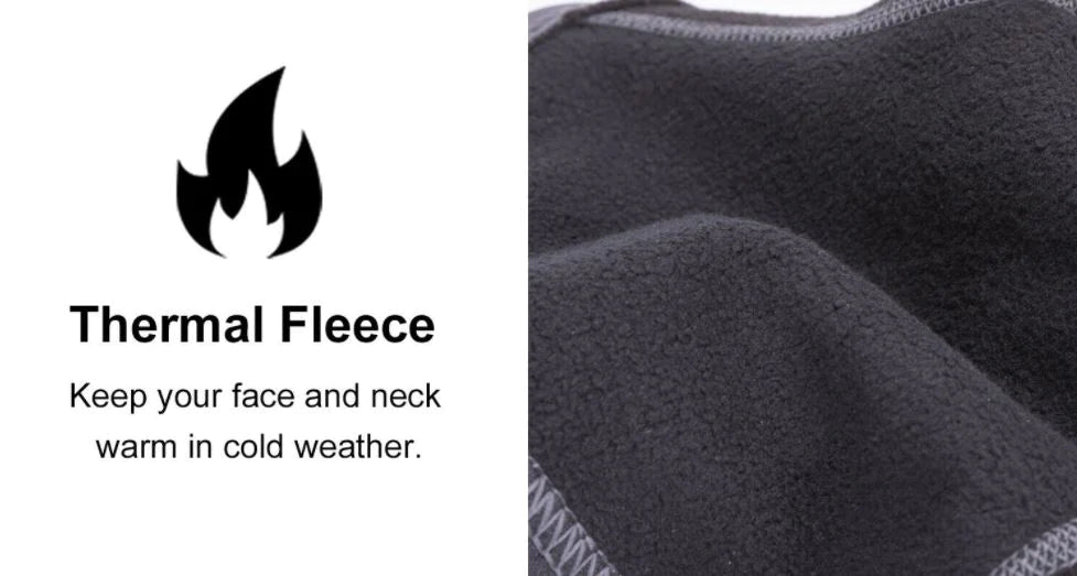 ROCKBROS Inverno Balaclava Cappuccio Moto Mezza Maschera Balaclava Sciarpa Bicicletta Outdoor