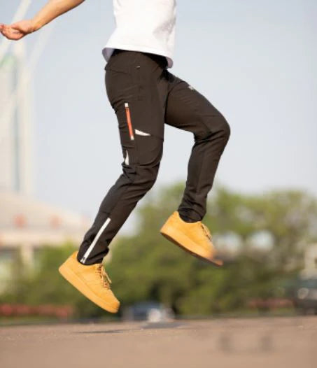 ROCKBROS Pantaloncini da ciclismo Pantaloni lunghi da ciclismo Uomo Sport Casual Nero