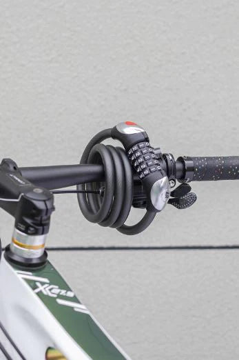 ROCKBROS lucchetto per bicicletta 120cm/180 cm lucchetto a cavo 5 pezzi con combinazione in acciaio
