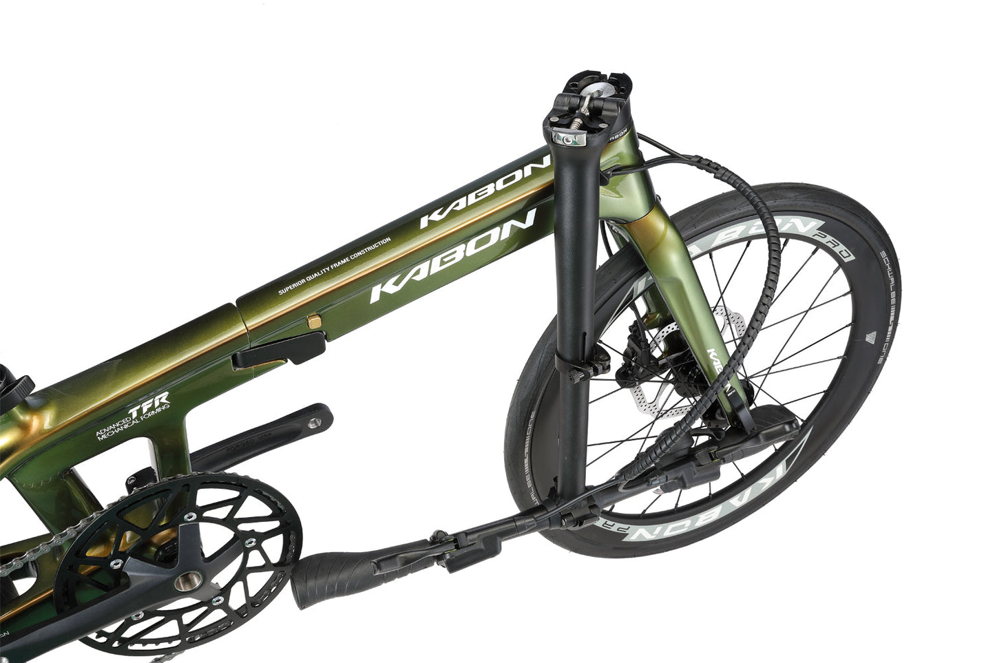 KABON Citta Bicicletta pieghevole Carbon Shimano Altus 9S 20 pollici