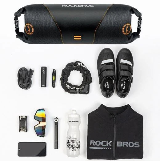 ROCKBROS borsa telaio bici borsa anteriore bici borsa manubrio ca.2L