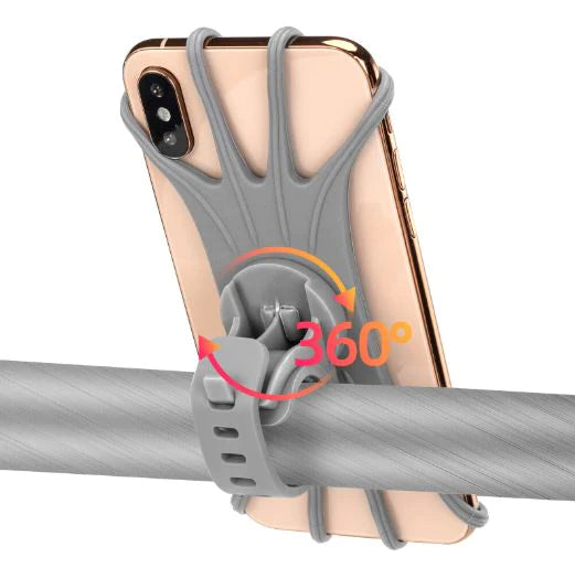 ROCKBROS Supporto per cellulare da bicicletta Supporto per cellulare ruotabile a 360° per smartphone da 4,0-6,8".
