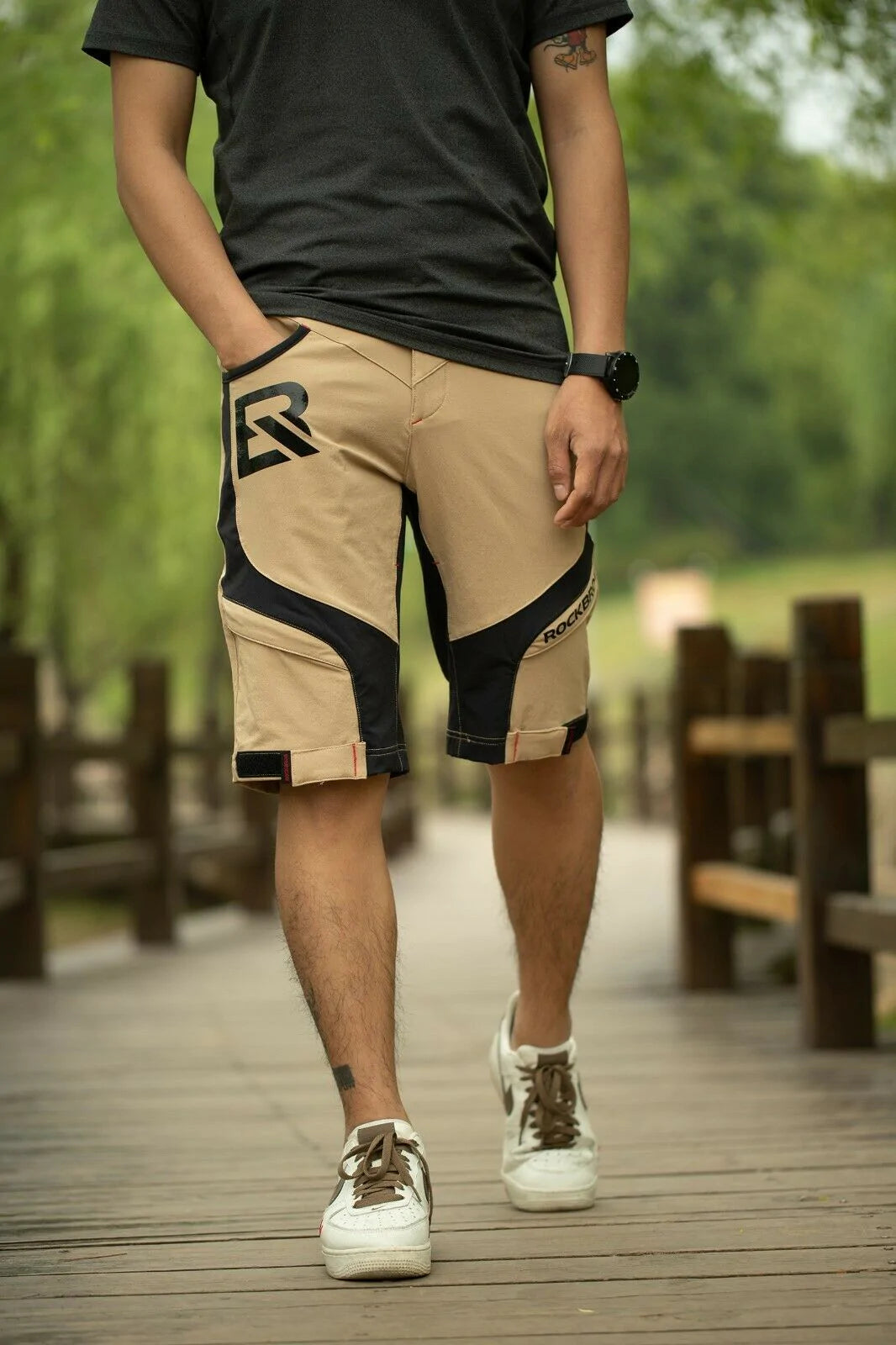 Pantaloncini ROCKBROS Elite con pantaloncini interni e imbottitura Uomo
