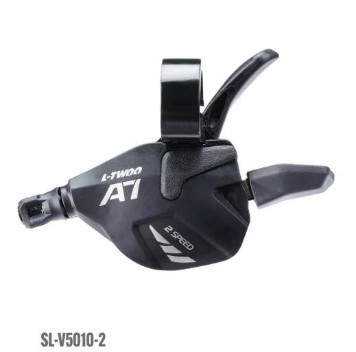 LTWOO Leva del cambio a 2 velocità sinistra, fascetta di fissaggio, alluminio