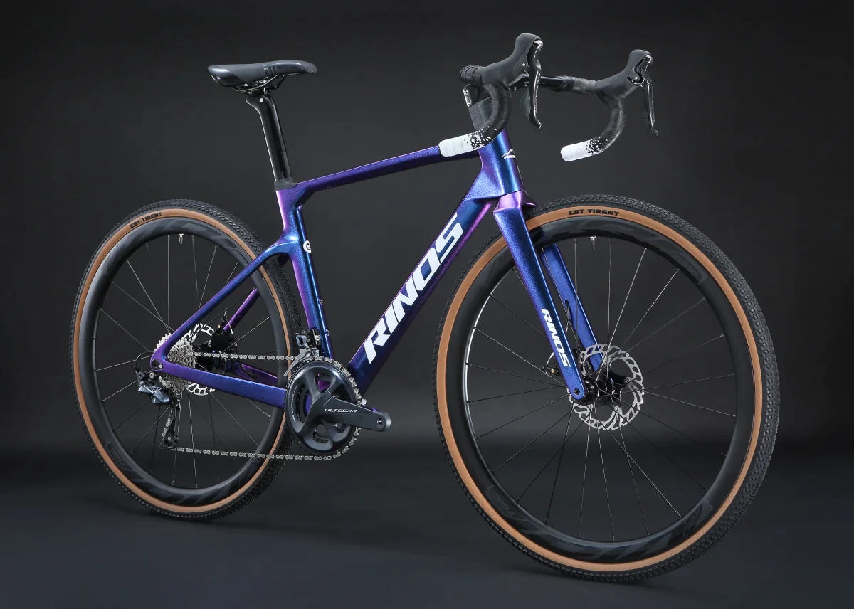 Bici da ghiaia in carbonio RINOS Sandman5.0 Shimano R8000 Ultegra