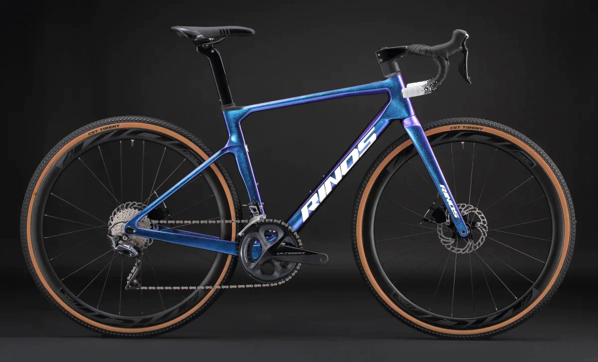 Bici da ghiaia in carbonio RINOS Sandman5.0 Shimano R8000 Ultegra