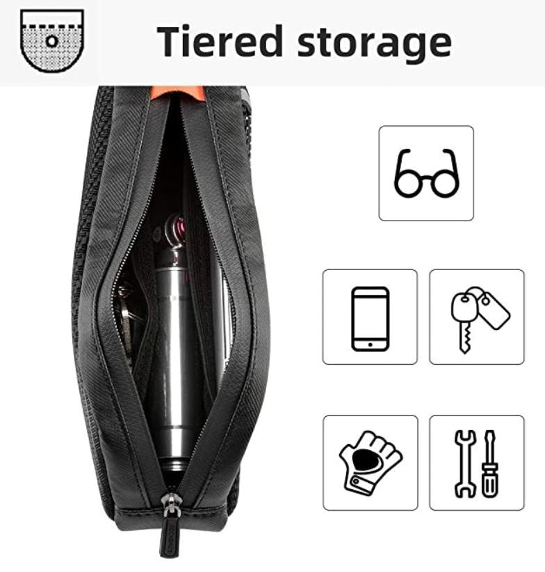 ROCKBROS 039BK Borsa telaio bici per cellulare ca. 1L