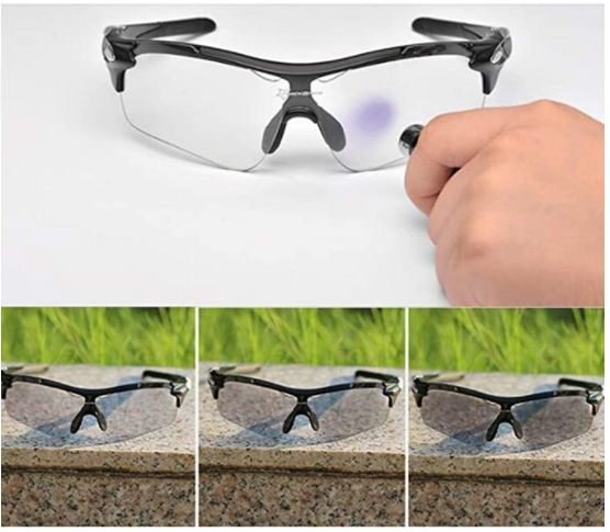 ROCKBROS 10068 Occhiali da sole per bicicletta Fotocromatici Self-Tuning