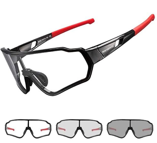 ROCKBROS 10161 Occhiali da sole sportivi fotocromatici Protezione UV400