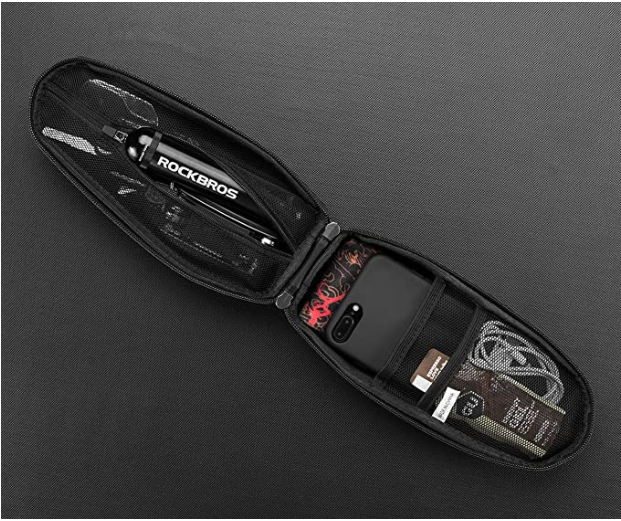 ROCKBROS B61 Borsa telaio bici impermeabile nera L 1.5L