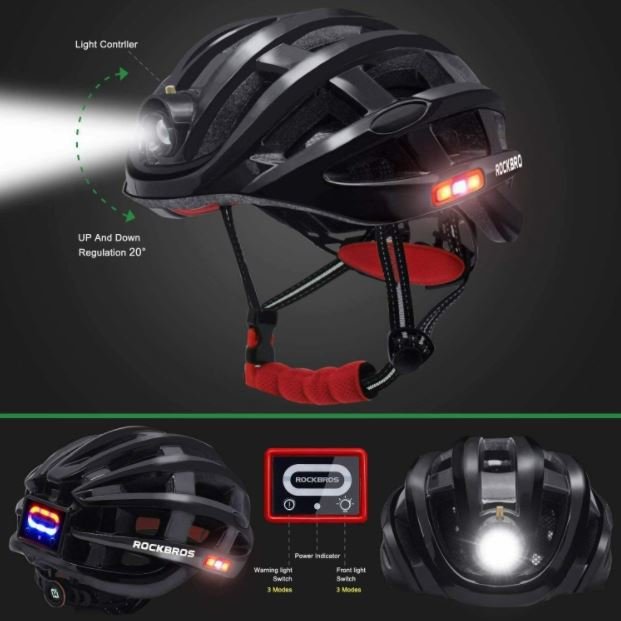 ROCKBROS Casco bici multifunzione 57-62 cm