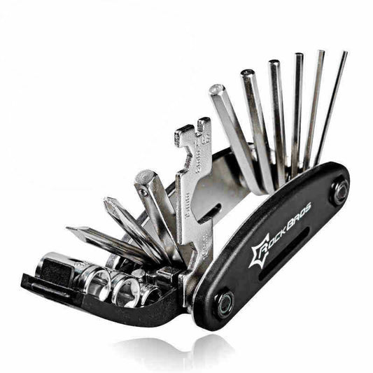 ROCKBROS GJ1601 Strumento riparazione bici pieghevole multifunzione 16in1