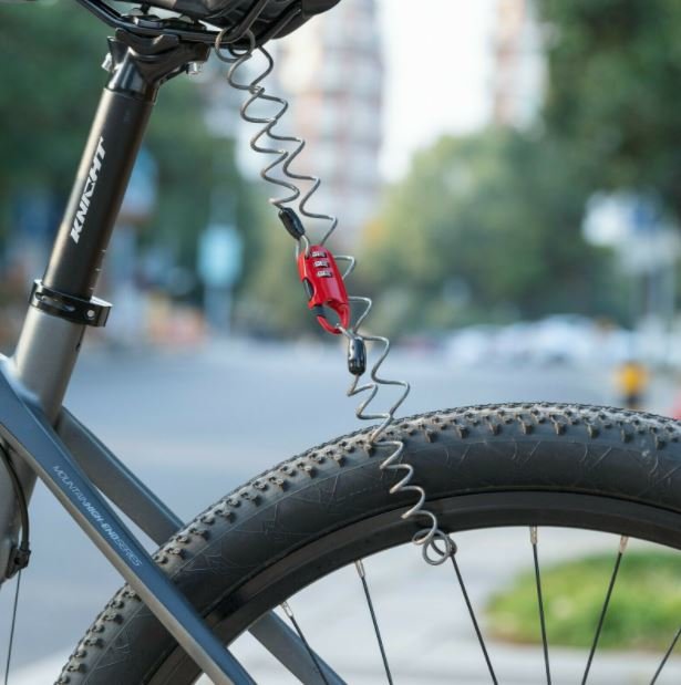 ROCKBROS Mini lucchetto per casco bici moto combinazione