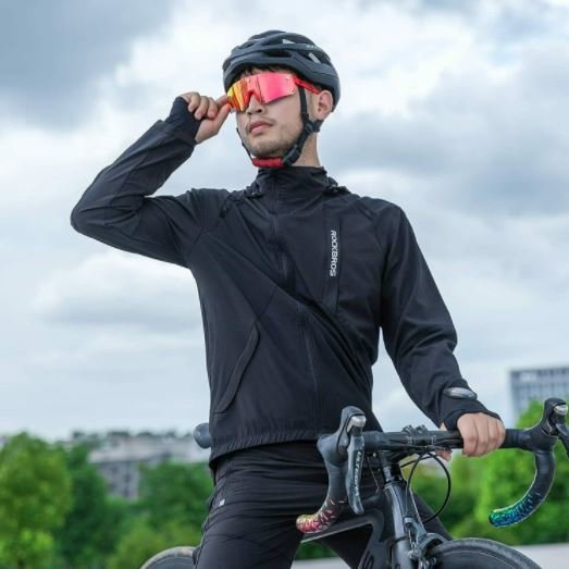 Giacca da ciclismo ROCKBROS Giacca da ciclismo 3 in 1 staccabile Gilet da donna / uomo in bicicletta