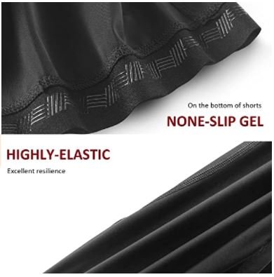 ROCKBROS Pantalonicini corti unisex per ciclismo elastici perspiranti e si asciugano in fretta con cuscinetto per sedile in 3D