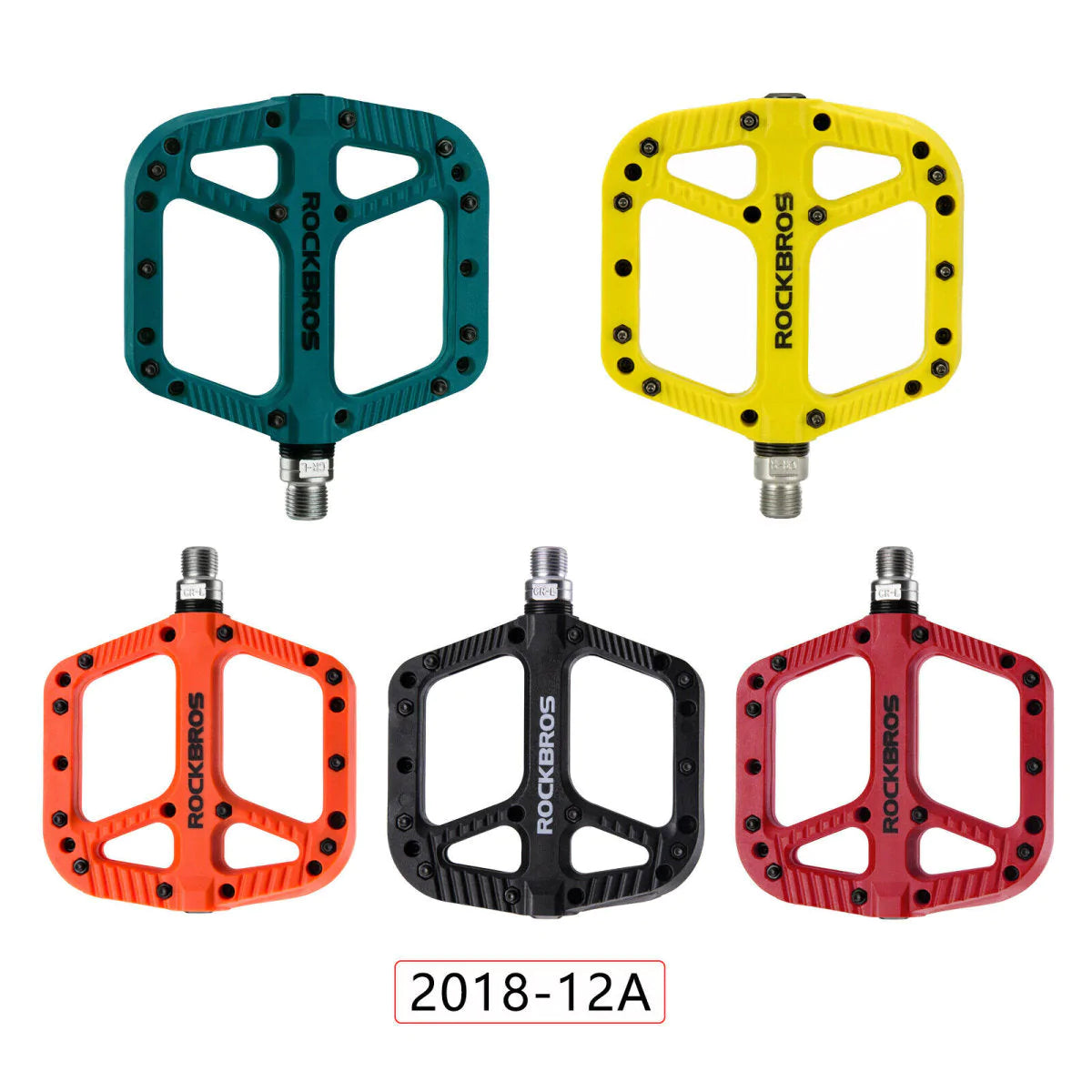 ROCKBROS Pedali per bici da corsa in nylon