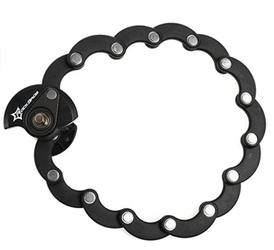 ROCKBROS WL798BK antifurto mini lucchetto pieghevole bici pieghevole lucchetti neri