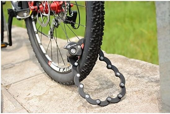ROCKBROS WL798BK antifurto mini lucchetto pieghevole bici pieghevole lucchetti neri
