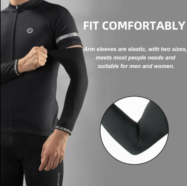 ROCKBROS XT051XL Manicotti compressione braccia ciclismo anti-scivolo