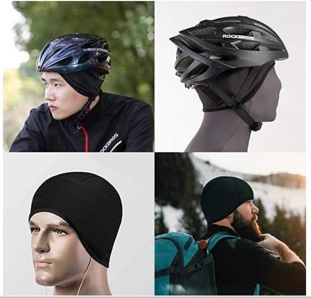 ROCKBROS YPP002 Cappello invernale sottocasco per bici lavorato a maglia
