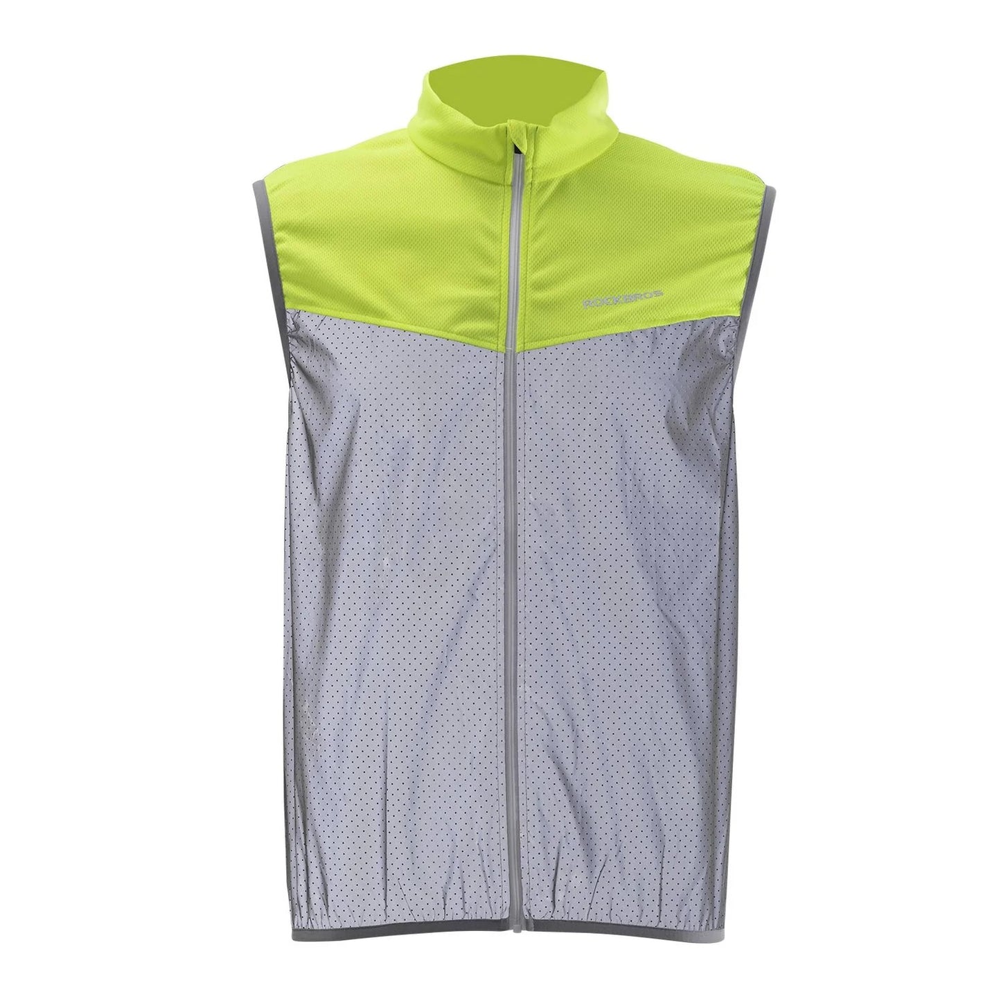 ROCKBROS Gilet da ciclismo Gilet da corsa riflettente antivento traspirante