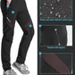 ROCKBROS Pantaloni da ciclismo Antivento Pantaloni lunghi Pantaloni da ciclismo sportivo Taglia europea M-4XL