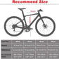 RINOS Bicicletta da strada in carbonio 700C Shimano SORA R3000 18 velocità Odin1.0