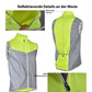 ROCKBROS Gilet da ciclismo Gilet da corsa riflettente antivento traspirante