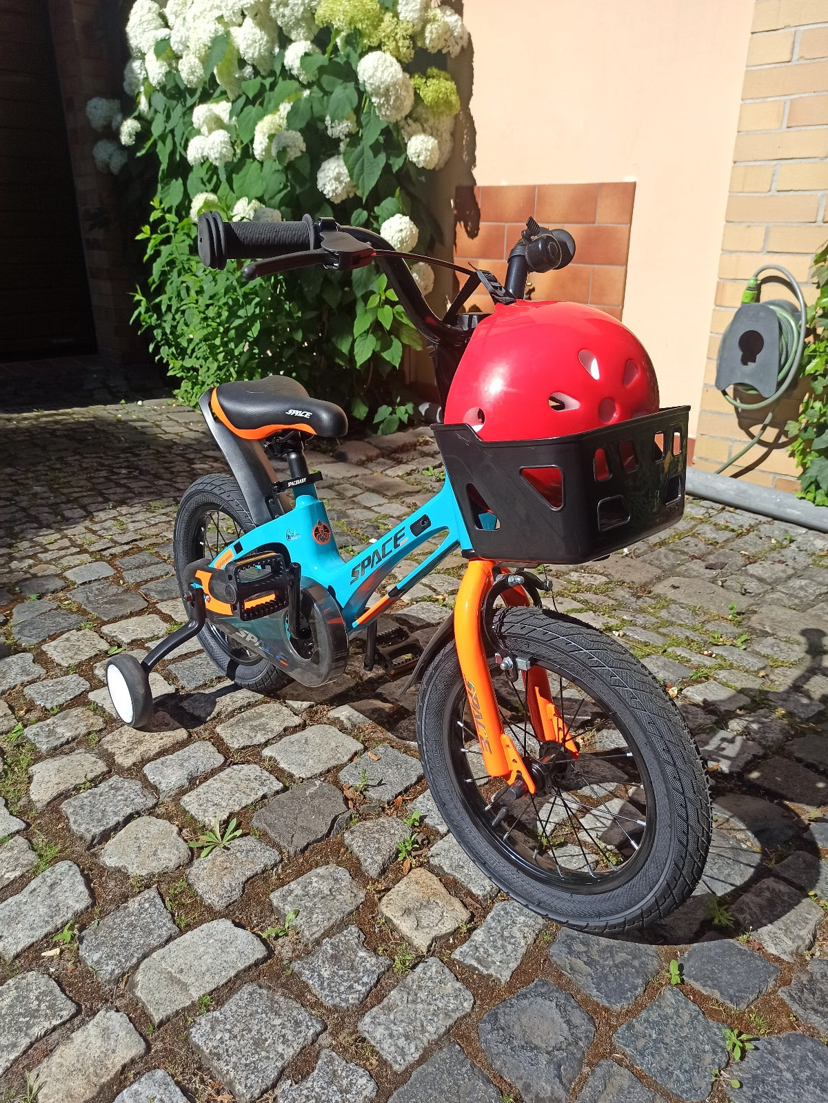 Bicicletta per bambini SKYS da 3 a 9 anni 14/16/18 pollici blu arancione