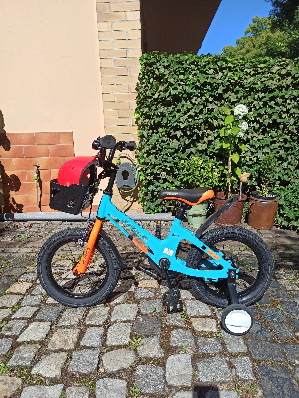 Bicicletta per bambini SKYS da 3 a 9 anni 14/16/18 pollici blu arancione