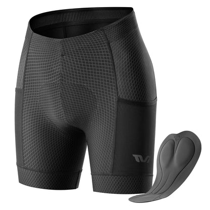 Pantaloncini da ciclismo ROCKBROS TVI, pantaloncini da ciclismo da donna, pantaloncini da ciclismo imbottiti 4D, leggings corti