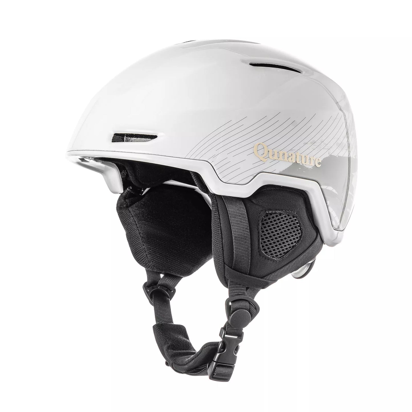 Casco da snowboard/sci Qunature con paraorecchie casco da snowboard per donna e uomo 54-61 cm