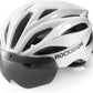 Casco da bicicletta per adulti ROCKBROS con visiera magnetica rimovibile traspirante regolabile per uomo e donna 58-62 cm