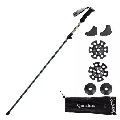 Bastoncini da trekking Qunature bastoncini da trekking 7075 alluminio 130 cm