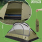 Tenda da campeggio Qunature per 2 persone Tenda zaino Tenda impermeabile con struttura a X