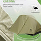 Tenda da campeggio Qunature per 2 persone Tenda zaino Tenda impermeabile con struttura a X