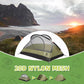 Tenda da campeggio Qunature per 2 persone Tenda zaino Tenda impermeabile con struttura a X