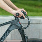 ROCKBROS Manopole per bicicletta Lock-On Manopole per manubrio MTB Bike Antiscivolo Nero