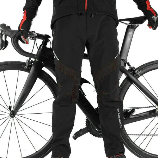 ROCKBROS Pantaloni da ciclismo Antivento Pantaloni lunghi Pantaloni da ciclismo sportivo Taglia europea M-4XL
