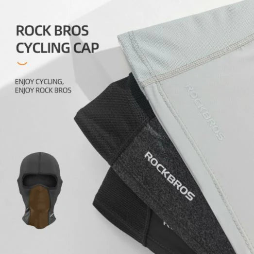 ROCKBROS Passamontagna traspirante Bandana da moto UPF50+ Estate Ghiaccio Seta