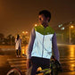 ROCKBROS Gilet da ciclismo Gilet da corsa riflettente antivento traspirante
